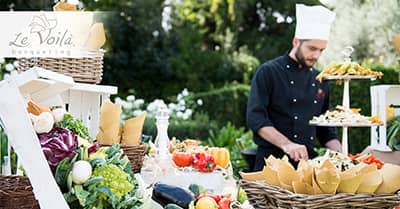 Catering Bio ecosostenibile Le Voilà Banqueting