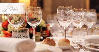 Le Voilà Banqueting catering per eventi culturali e artistici 