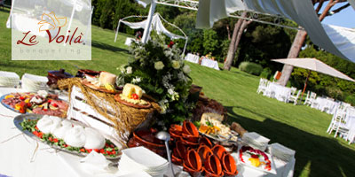 E...state meglio a tavola, con il catering di Le Voilà Banqueting