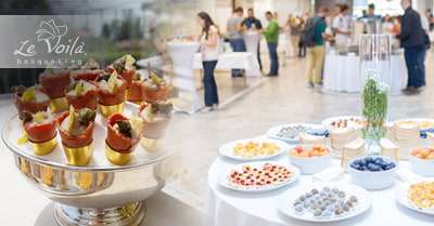 A Roma il Catering e Banqueting d'eccellenza per eventi aziendali è solo Le Voilà Banqueting!