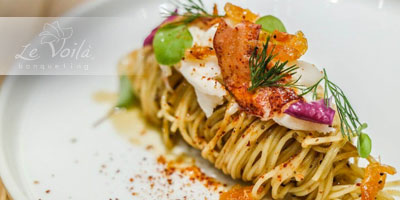 Un catering con i gusti dei piatti della tradizione