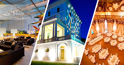 Dimore storiche, luxury location e residenze d'epoca con Le Voilà Banqueting.