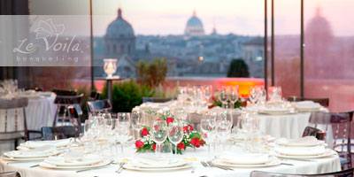 Qualità e professionalità: Terrazza Caffarelli perfetta per ogni evento
